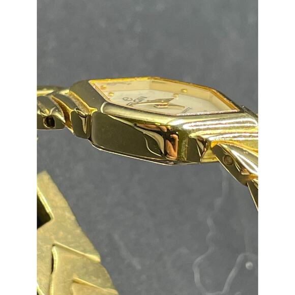 Vintage Elgin EJ240-017/YL60 Cocktail Quartz Watch Gold Tone 14.5MM Japan Movt main image 5